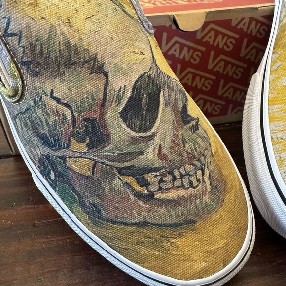 Vans x Vincent Van Gogh Skull Classic Slip-On Shoes main image 11
